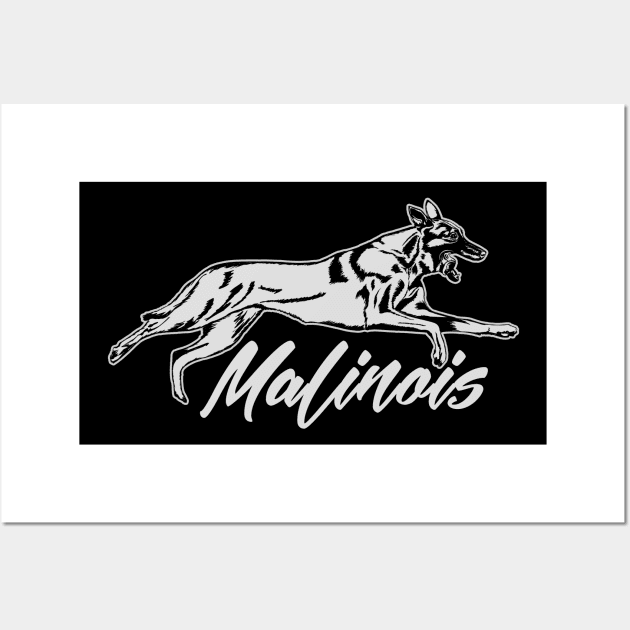 Malinois - Belgian shepherd -Mechelaar Wall Art by Nartissima